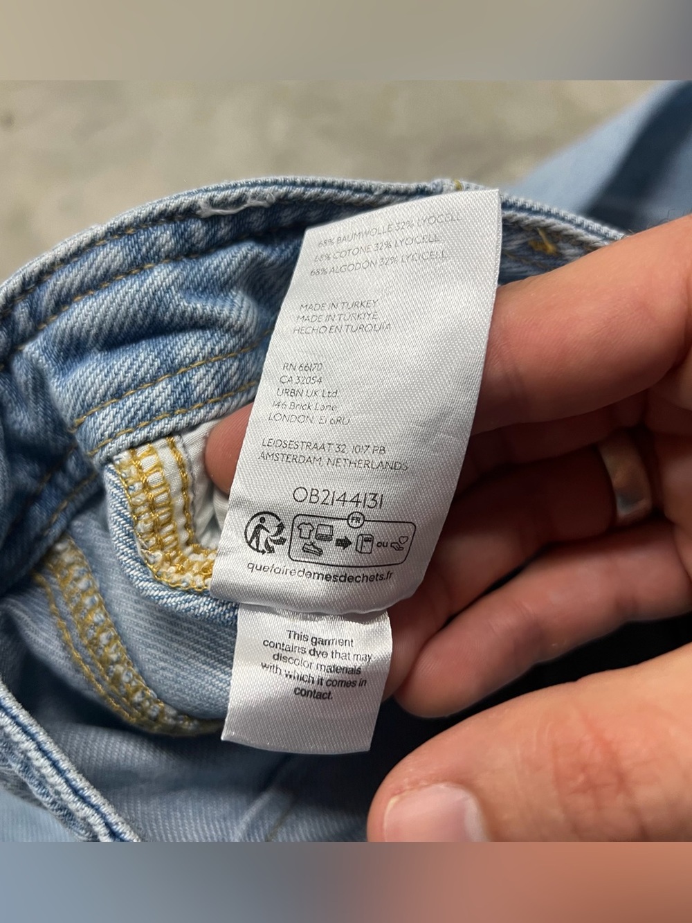 PILCRO The Adi Knit Jeans Women's Size 30x29 Blue Mid Anthropologie Wide Leg - Picture 11 of 11